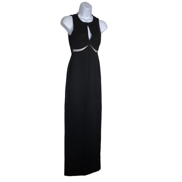 Lovers + Friends Woman’s Saskeah Maxi in Black Gown Sleeveless Cutout SZ XS - Picture 5 of 9